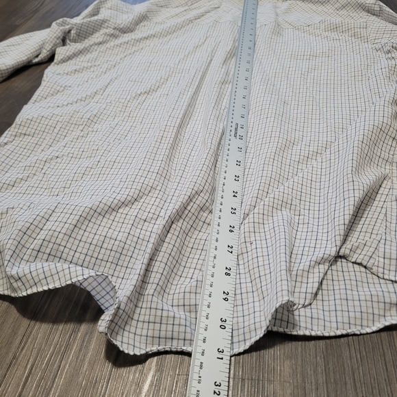 Ely Cattleman Shirt Cowboy Western Pearl Snap Plaid Long Sleeve Pockets Vintage - Picture 8 of 8